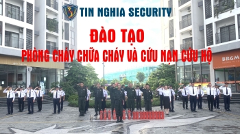TINNGHIA SECURITY: Đào tạo PCCC và CNCH tại mục tiêu L' Grand Jadin - Sài Đồng